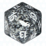 Dado D20 de Shadowmoor negro