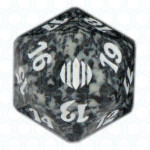 Dado D20 de Shards of Alara negro