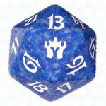 Dado D20 de Fifth Dawn azul