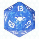 Dado D20 de Legions azul