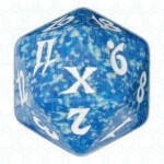 Dado D20 de Tenth Edition azul