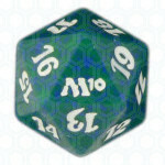 Dado D20 de Magic 2010 verde