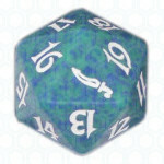 Dado D20 de Mirrodin verde