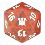 Dado D20 rojo de Innistrad