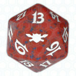 Dado D20 de Legions rojo