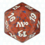 Dado D20 de Magic 2010 rojo