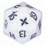 White Betrayers of Kamigawa D20 Die