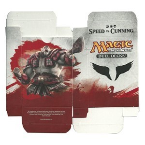 Duel Decks: Speed vs. Cunning: Caja de cartón Speed