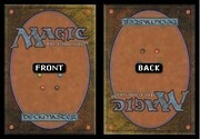MTG Back/MTG Reversed Back Square Corner Filler Card