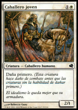 Youthful Knight Card Front
