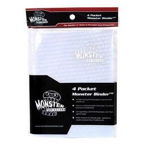 Monster: 4-Pocket Binder (Holofoil White)