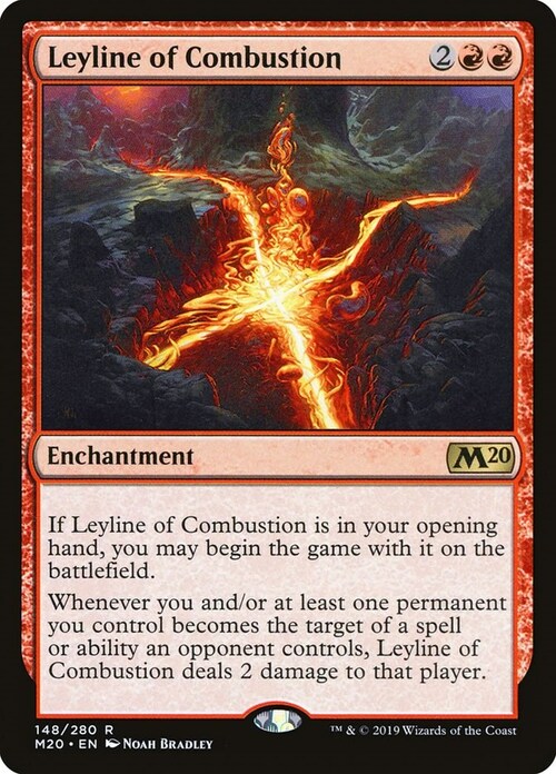 Leyline of Combustion Card Front