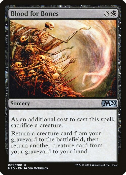 Blood for Bones Card Front