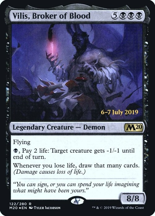 Vilis, Broker of Blood Card Front