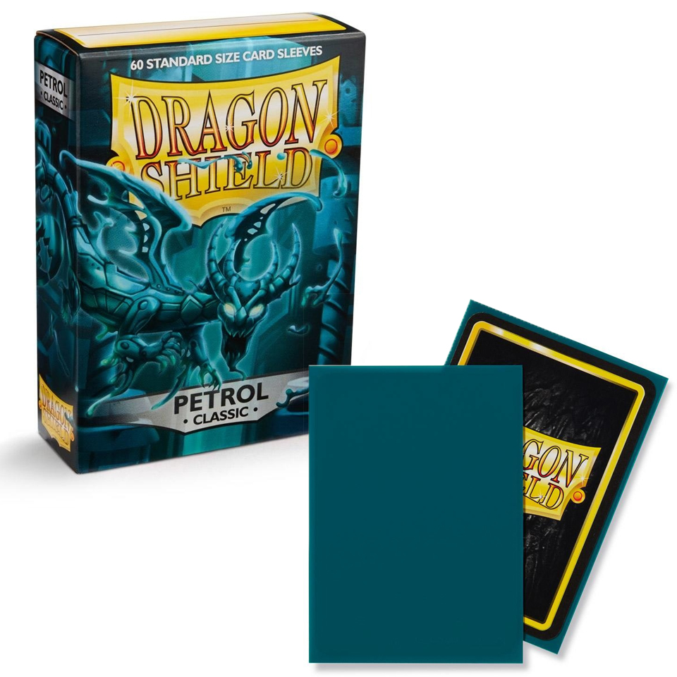 60 Dragon Shield Sleeves - Classic Petrol