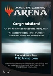 Arena Code Card