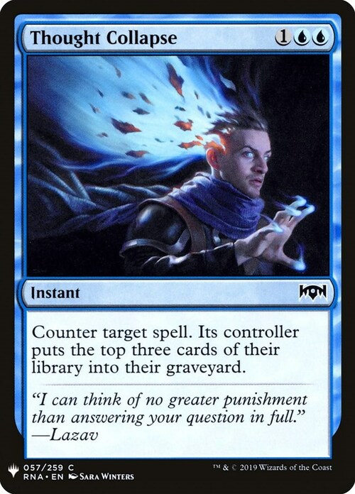 Thought Collapse Card Front