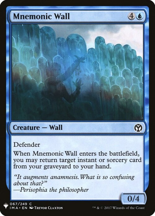 Mnemonic Wall Card Front
