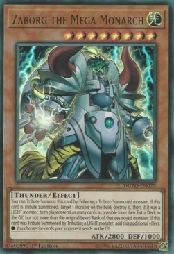 Zaborg the Mega Monarch Card Front