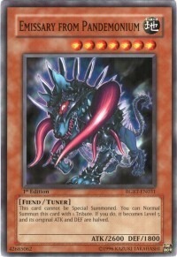 Emissary from Pandemonium Card Front
