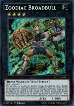 Zoodiac Broadbull Card Front