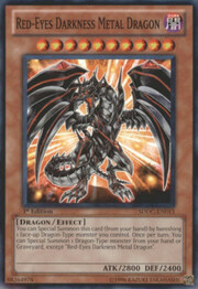 Drago Metallico Oscuro Occhi Rossi