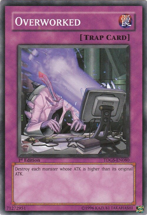 Overworked Card Front