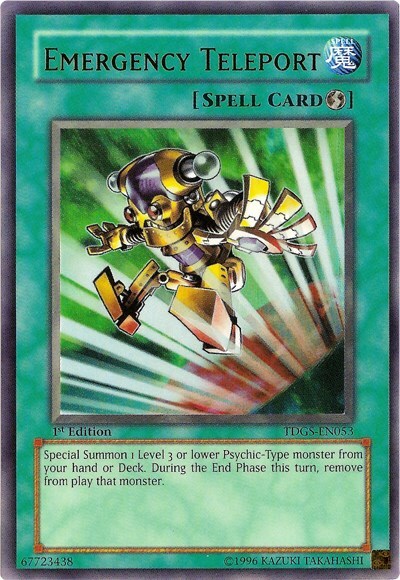 Emergency Teleport Card Front
