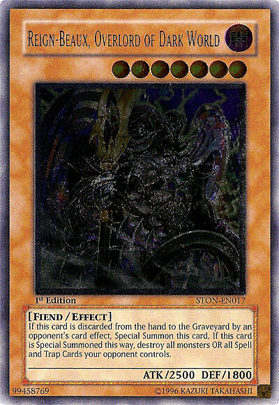 Reign-Beaux, Overlord of Dark World Card Front