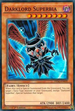 Darklord Superbia Card Front