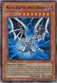 Malefic Blue-Eyes White Dragon Card Front