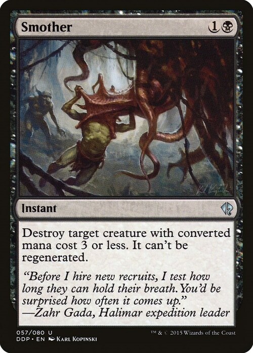 Smother Card Front